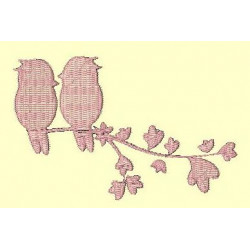 Stickmuster - Frühlingsgezwitscher 1